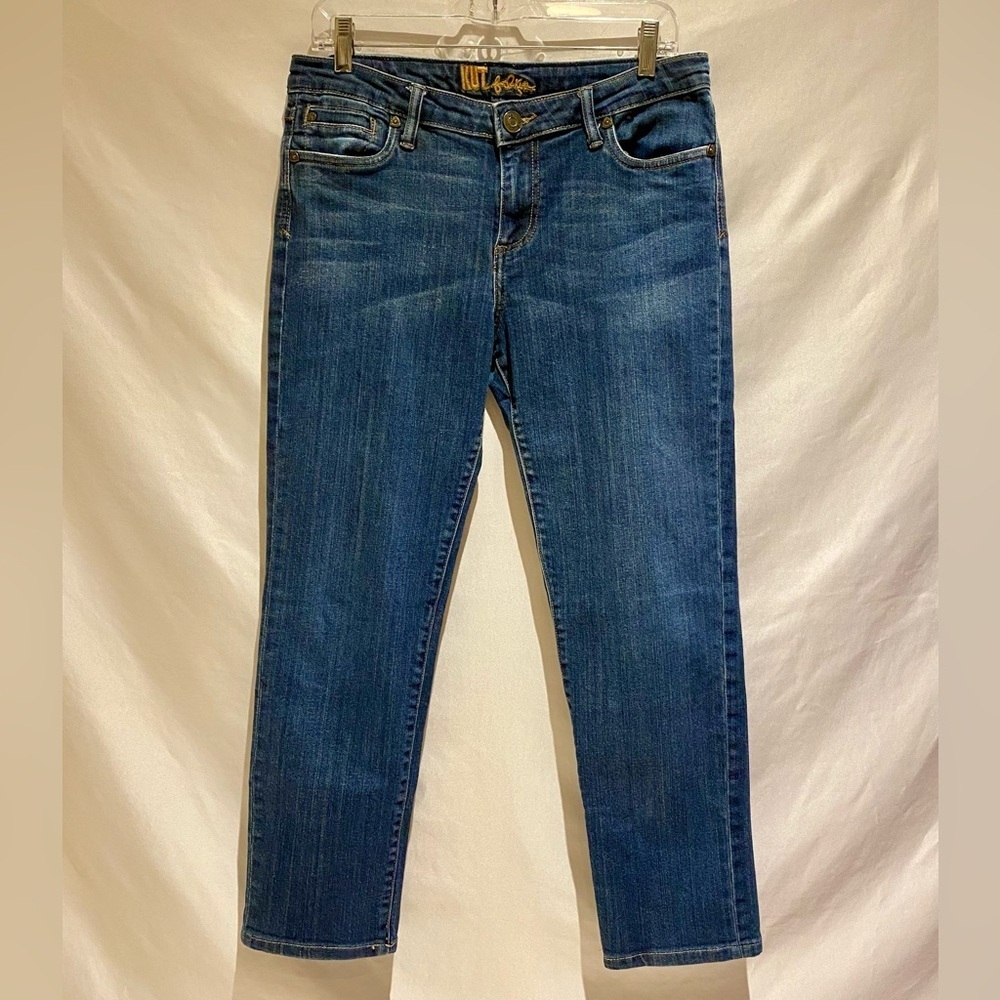 Kut from the Kloth Skinny jeans, size 10, crop/short (27" inseam)